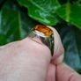 8ct Gold Citrine Ring Image 2