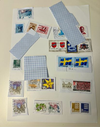 Used European stamps