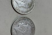 Two UK 1922 half crown