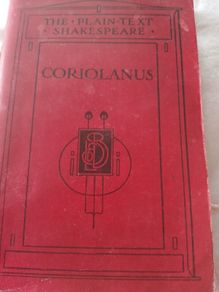 The Plane Text Shakespeare CORIOLANUS