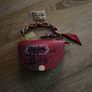 Brand New with tags Red Graffiti Clutch with Gold Chain Image 7