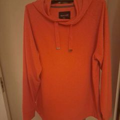 Regatta orange peach fleece hoodie women size UK18/20 EU46/48 Perfect condition Postage included