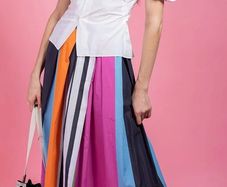 Vince Draped Puff Sleeve Blouse