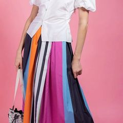 Vince Draped Puff Sleeve Blouse
