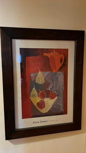 Frita Y Te Framed Art Print by Elena Gomez