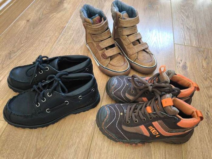 Bundle of 3 Pairs of Boys Shoes (Timberland, Zara, Next)