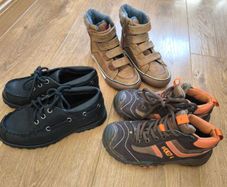Bundle of 3 Pairs of Boys Shoes (Timberland, Zara, Next)
