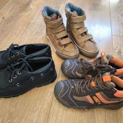 Bundle of 3 Pairs of Boys Shoes (Timberland, Zara, Next)