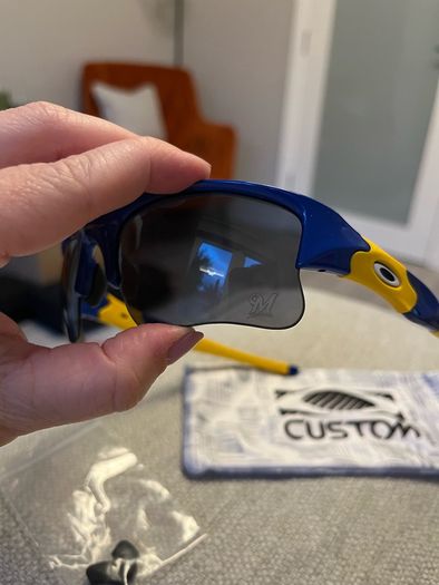 Oakley Flak Jacket XLJ Sunglasses - Blue/Yellow