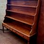 19th Century irish mahogany waterfall bookcase Image 2