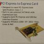 Sunix Desktop PCIe TO ExpressCard 34mm or 54mm Adapter - PCI ExpressCard 54 34 Image 4