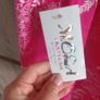 Pink dress with belt l size uk 8 never worn premium quality Image 6