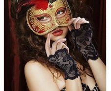Classy Black Lace Gloves