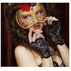 Classy Black Lace Gloves
