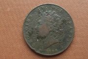 1826 Great Britain George IV. Half Penny