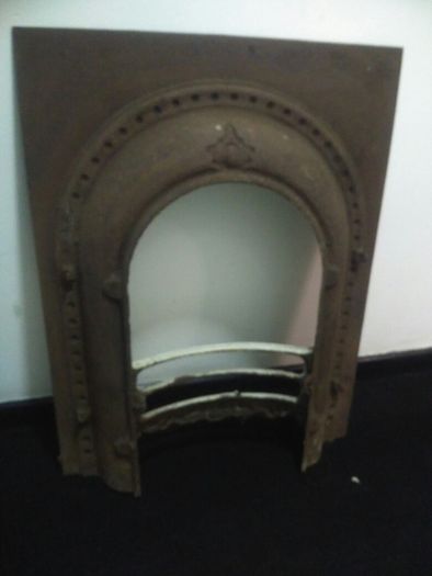 Victorian cast iron fireplace insert