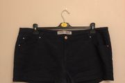 Navy denim shorts (size 20)