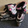 Girls Adjustable Rollerblades - Size EU 33-36 (UK 1-3.5) Image 2