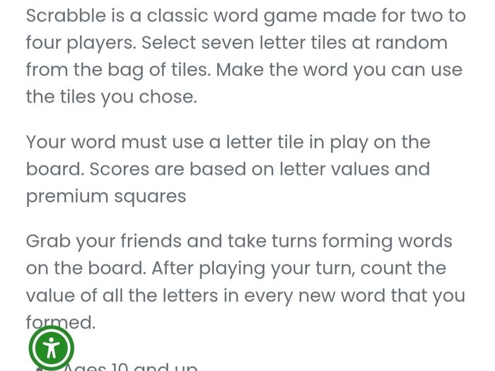 Scrabble Orginal Board Game - RRP - 29.99