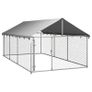 FREE EXPRESS SHIPPING Outdoor Dog Kennel with Roof 400x200x150 cm Image 3