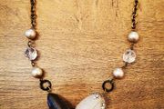 Necklace with gems
