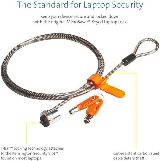 New Student Macbook, Laptop, Projector Lock & Cable (2 keys)