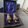 Antique silver pepperettes Image 3