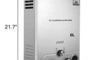 6L LPG Gas Water Heater Domestic Instant Tankless