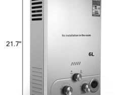 6L LPG Gas Water Heater Domestic Instant Tankless