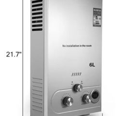 6L LPG Gas Water Heater Domestic Instant Tankless
