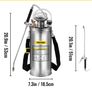 8L 2Gal Hand Powered Sprayer Stainless Steel Watering Spraying Sprinkling Atomizer Pump Home Ground Garden Cleaning Sprayer Image 2