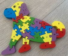 Wooden puzzle.
