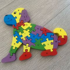 Wooden puzzle.