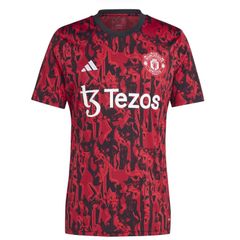 Adidas Manchester United Man UTD 23/24 Prematch Jersey (red/black) Age 15 16