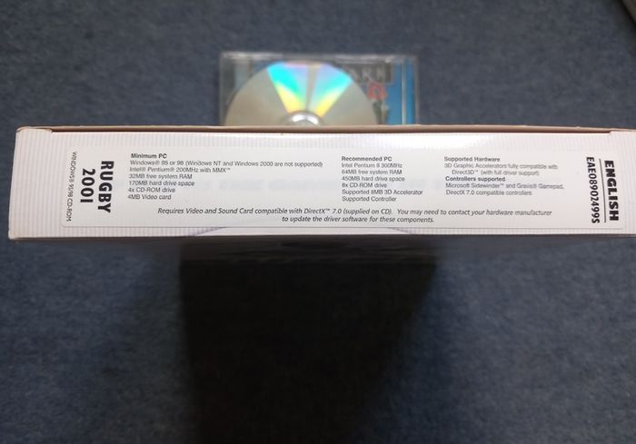 Rugby 2001 Pc Cd