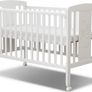 -3-in-1 Wooden Baby Cot Bed,Baby Crib,Convertible Baby Bed with Teething Rail,5 Adjustable Bed Base Positions,Mattress Included,From Birth to 6 Years Image 2