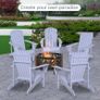 Outdoor Classic Wooden Adirondack Deck Chair with Cup Holder (FREE POSTAGE) Image 5