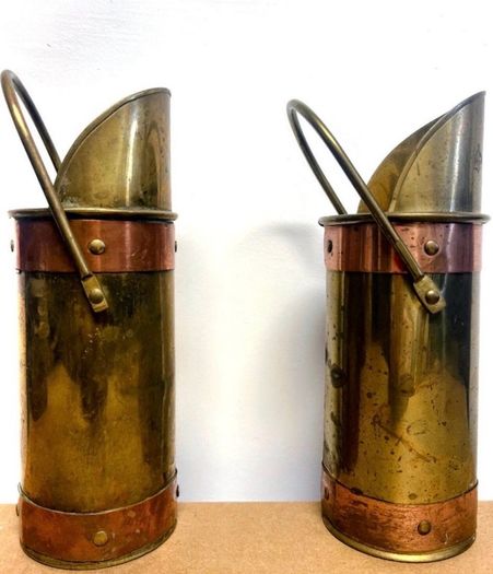Vintage brass and copper