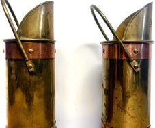 Vintage brass and copper