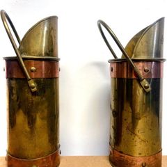 Vintage brass and copper