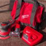 Milwaukee M12 150mm 5mm Sander & 4Ah Battery Image 2