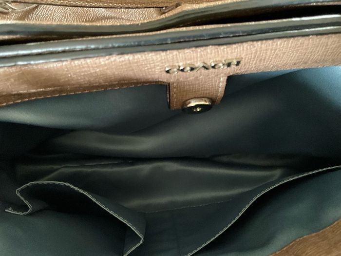 COACH  Brown Leather Satchel Handbag