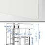 Ikea high sleeper bed Image 7