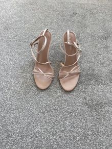 Pretty Pink Bow Strappy Sandal size 5 (38)
