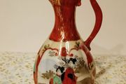Beautiful Vintage Japanese Kutani Pitcher/Creamer with Geisha Pattern.