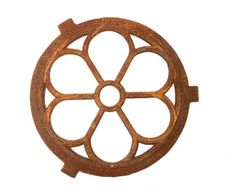 Round Stable Window  60cm Iron Antique Style