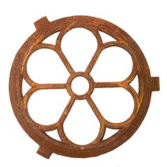 Round Stable Window  60cm Iron Antique Style