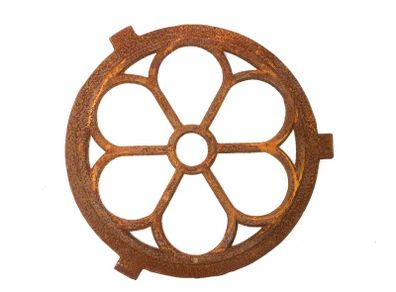 Round Stable Window  60cm Iron Antique Style