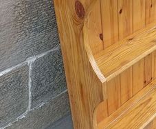 Pine Plate Display Rack
