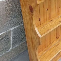 Pine Plate Display Rack